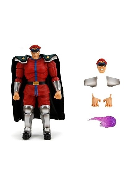 Toys Street Fighter Figür M. Bison (15 Cm) - Street Fighter 2'den Hareketli Koleksiyon ve Aksiyon Figürü: The Final Challengers, Alternatif Başlı, Eller ve Aksesuarlı, 13 Yaşından Itibaren fiyatları