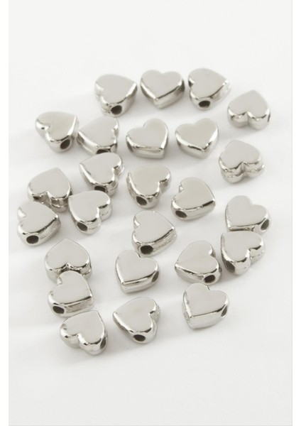 shop Kalp Metal Bileklik ve Kolye Ucu Aparatı 1 Adet-Gümüş Rengi fiyatları