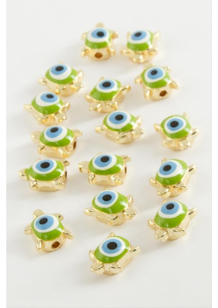 shop Kaplumbağa Mineli Bileklik ve Kolye Ucu Aparatı 1 Adet-Mavi