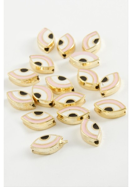 shop Göz Mineli Bileklik ve Kolye Ucu Aparatı 1 Adet-Pembe fiyatları