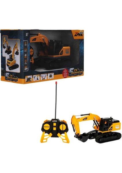 5085 SUN-RST-RC İŞ MAKİNESİ 1 18 EKSKAVATÖR FF IŞIK 5CH 3 7V USB 40 MHHZ