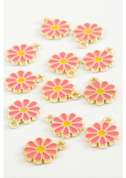 shop Papatya Tek Kulplu Mineli Bileklik ve Kolye Ucu Aparatı 1 Adet-Pembe fiyatları