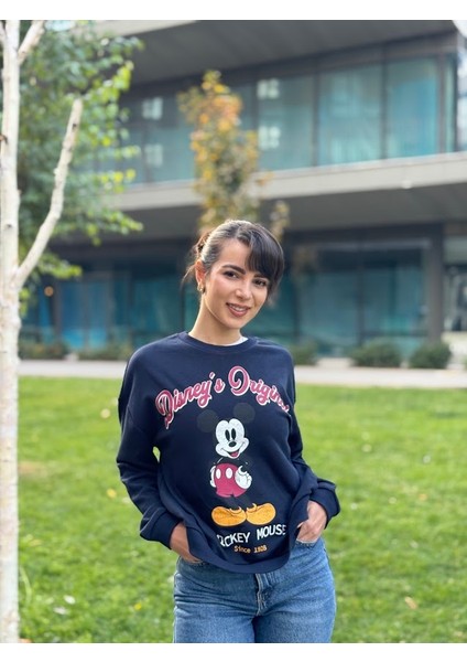Mickey Baskılı Sweatshirt