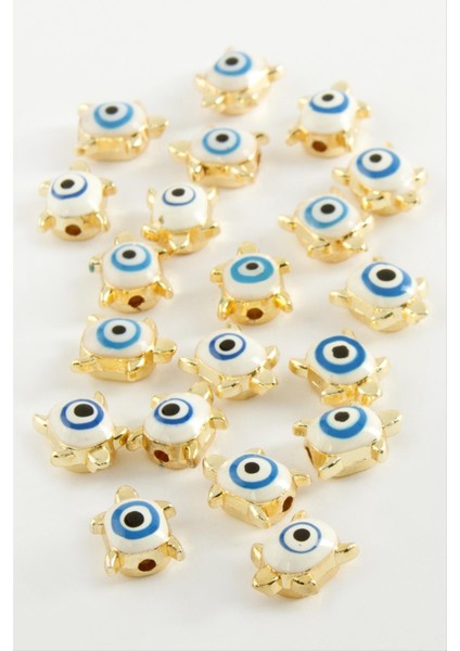 shop Kaplumbağa Mineli Bileklik ve Kolye Ucu Aparatı 1 Adet-Beyaz fiyatları