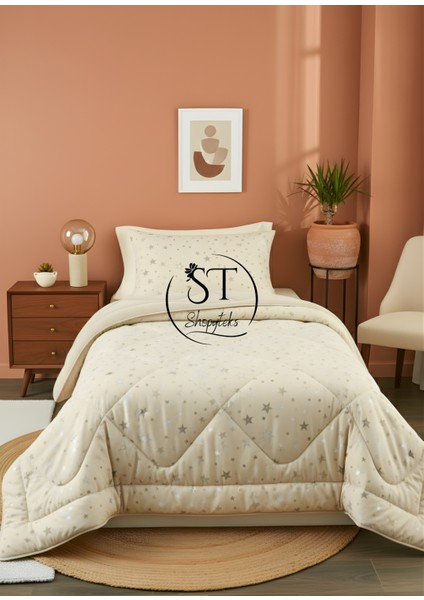 Tek Kişilik Welsoft Puffi Uyku Seti 155X215 | Lastikli Çarşaflı | 2 Adet Yastık Kılıflı | Pamuklu % Yumuşak modelleri