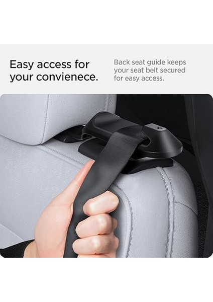 Tesla Model Y (2024-2023) Arka Koltuk Emniyet Kemeri Yükseltici TO250 Black - ACP06041 modelleri