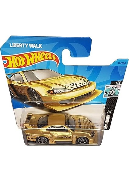 Wheels - Lb Super Silhouette Nissan Silvia [S15] - Hw Modified 1/5 - HKK47 - Short Card - Liberty Walk Lbwk - Altın Metalik - Mattel 2023 fiyatları