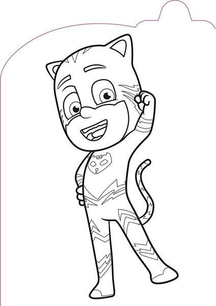 Pjmasks Baştan Sona Maskeli Boyama Kitabı modelleri