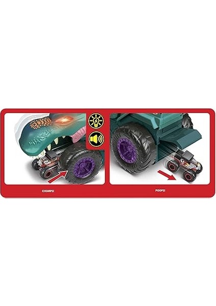 Wheels Monster Trucks Araba Yiyen Mega Wrex Hot Wheels Monster Trucks Araba Yiyen Mega Wrex, 3 Yaş ve Üzeri Çocuklar Için GYL13 GYL13 modelleri
