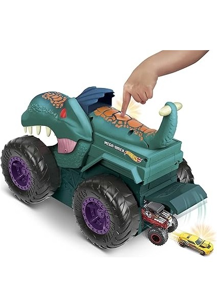 Wheels Monster Trucks Araba Yiyen Mega Wrex Hot Wheels Monster Trucks Araba Yiyen Mega Wrex, 3 Yaş ve Üzeri Çocuklar Için GYL13 GYL13 indirimleri