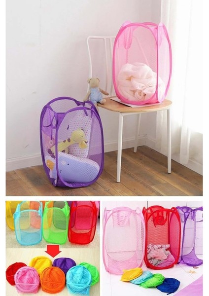 Çok Amaçlı Katlanabilir Çamaşır Oyuncak Filesi