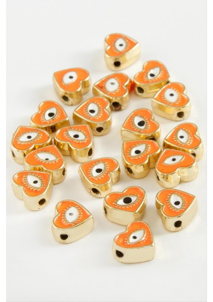 shop Kalp Göz Mineli Bileklik ve Kolye Ucu Aparatı 1 Adet-Lila