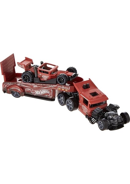 Wheels Süper Tır Serisi Hot Wheels Taşıyıcı Tırlar - Enerjik Ayrıntılarla Dolu Spor Arabalı Süper Tırlar - BDW51 BDW51