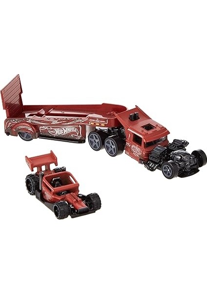 Wheels Süper Tır Serisi Hot Wheels Taşıyıcı Tırlar - Enerjik Ayrıntılarla Dolu Spor Arabalı Süper Tırlar - BDW51 BDW51 fırsatları