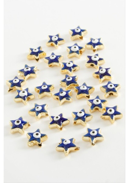 shop Yıldız Mineli Bileklik ve Kolye Ucu Aparatı 1 Adet-Lacivert fiyatları