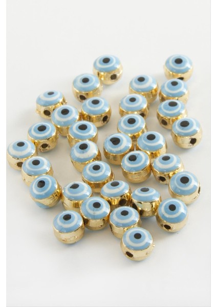 shop Nazar Mineli Bileklik ve Kolye Ucu Aparatı 1 Adet-Açık Mavi fiyatları