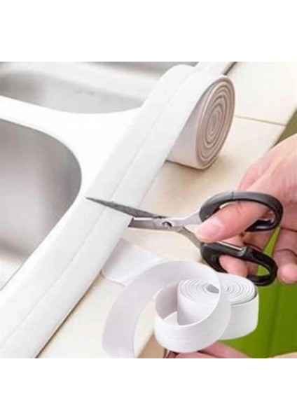 2 Li Su Sızdırmaz Banyo Mutfak Lavabo Küvet Izolasyon Şerit Bant Pratik Ürün modelleri