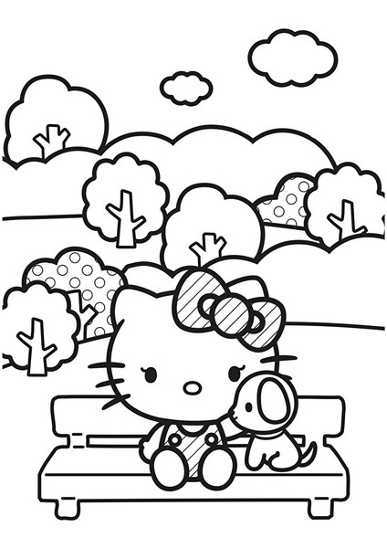 Hello Kitty Parla Çıkartmalı Boyama Kitabı fiyatları