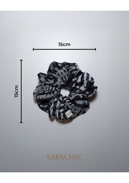 Zebra Desenli Dantel Scrunchie fiyatları