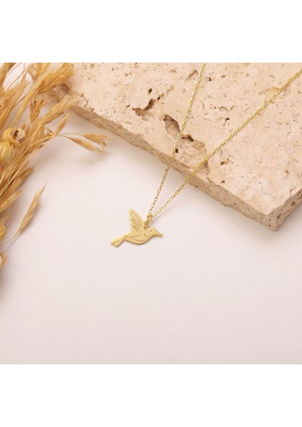 925 Ayar Gümüş Arı Kuşu Kolye modelleri