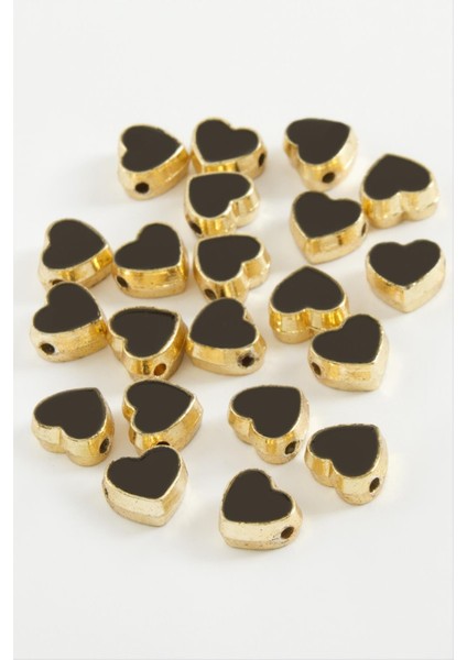 shop Kalp Mineli Bileklik ve Kolye Ucu Aparatı 1 Adet-Siyah fiyatları