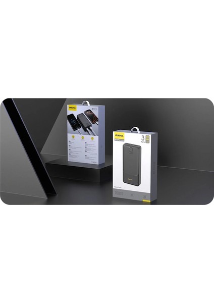 Powerbank Dudao K10PRO 2.4A 20000MAH 2 x Usb-A - Siyah (4887) modelleri
