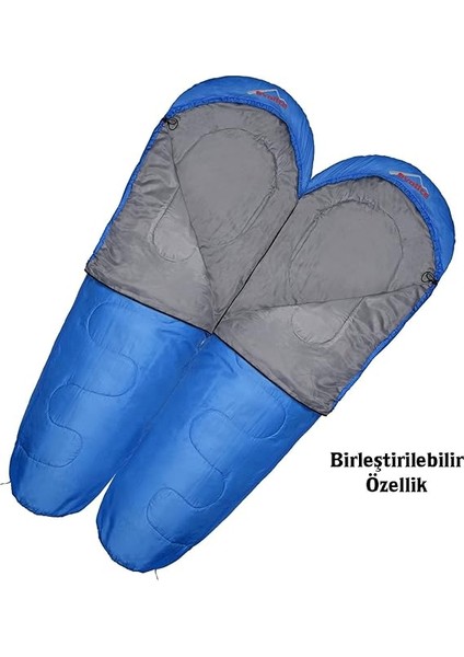 Alfa Pro 0 Derece Mumya Tipi Uyku Tulumu Mavi fırsatları