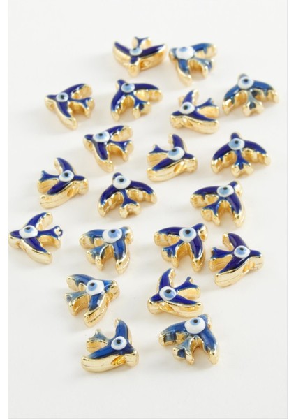 shop Anka Kuşu Mineli Bileklik ve Kolye Ucu Aparatı 1 Adet-Mavi