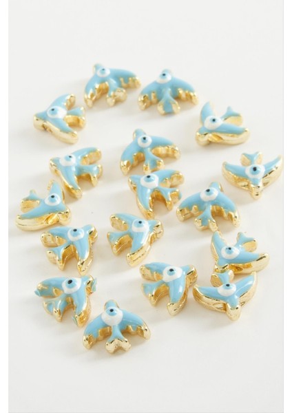 shop Anka Kuşu Mineli Bileklik ve Kolye Ucu Aparatı 1 Adet-Mavi fiyatları