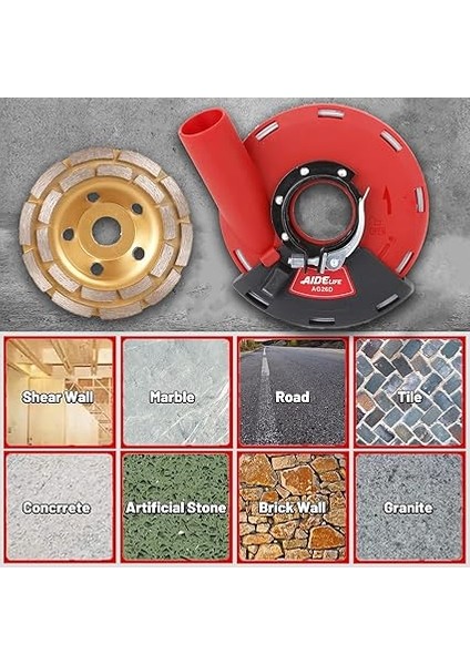 Açılı Taşlama Makinesi Için Fırçalı Başlığı 115/125 mm indirimleri