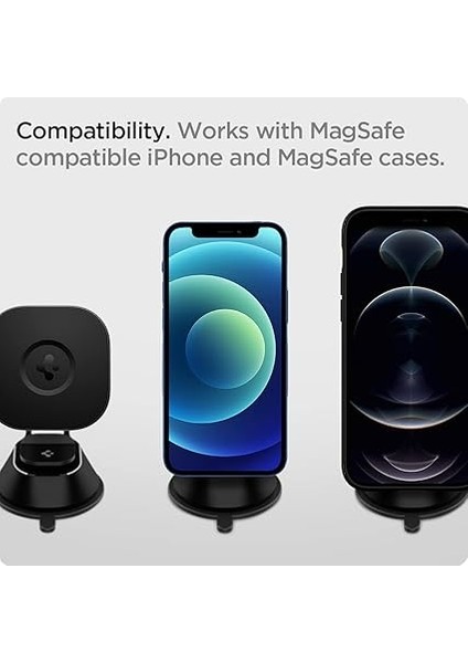Magfit Dashboard Araç Içi Telefon Tutucu + Manyetik Kablosuz Şarj Cihazı iPhone Için Magsafe Özellikli Onetap Pro ITS35W - ACP02616 modelleri