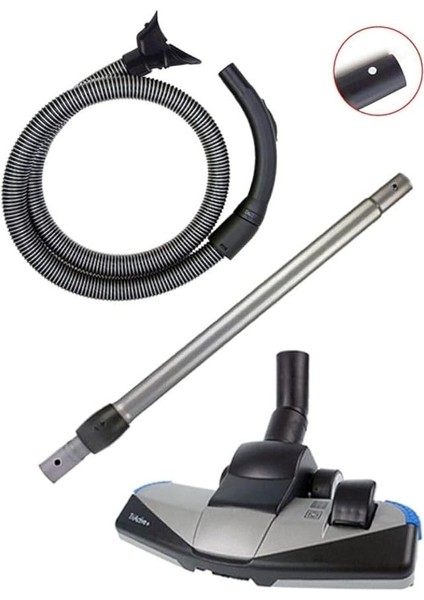 9205 Marathon Dayanıklı Süpürge_ Pimli Hortumu Boru Başlık Seti