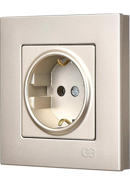 Eqona Metalik Bej Topraklı Priz fiyatları