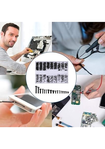 Vida Seti 500 Adet M1.2 M1.4 M2 Vida Bilgisayar Vidaları Evrensel Dizüstü Bilgisayar Pc Bilgisayar Onarım Aksesuarı Saklama Düz Kutu fırsatları