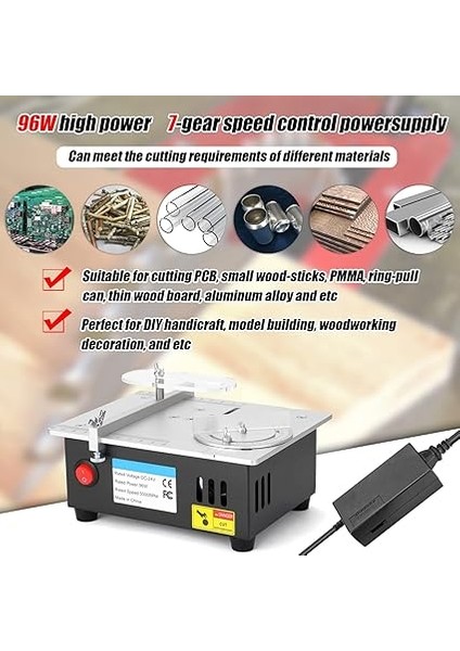 Çok Fonksiyonlu Masa Testere Elektrikli Masaüstü Testereler Küçük Ev Dıy Kesme Aleti Ağaç Işleme Tezgah Torna Makinesi Doomun fırsatları