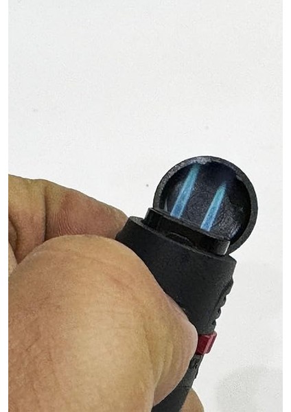 Puro ve Kamp Çakmağı Çiftli Turbo Çakmak Tek Ebat Siyah fırsatları