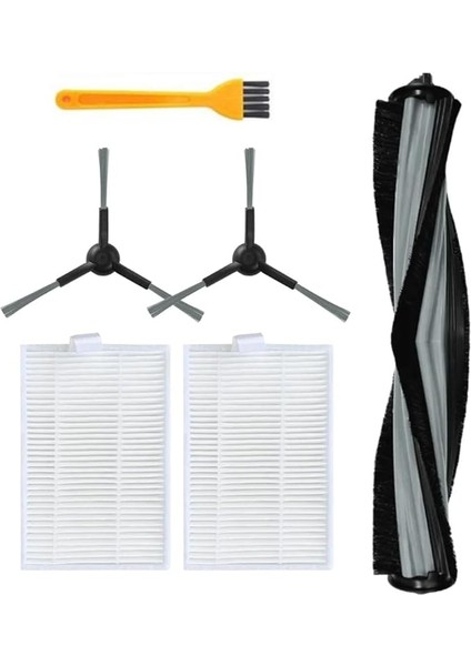 Viomi V5 V5 Pro Alpha 2 Pro Uyumlu Yedek Ana Fırça, Hepa Filtre, Yan Fırça-7 Parça