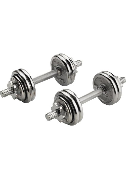 15 kg Krom Dumbell Seti Çantalı Döküm Plaka Dambıl Seti CKS15 modelleri