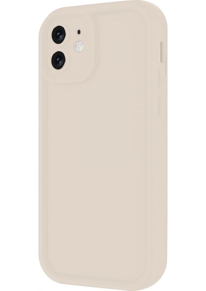 iPhone 11 Kılıf Viera Silikon - Krem