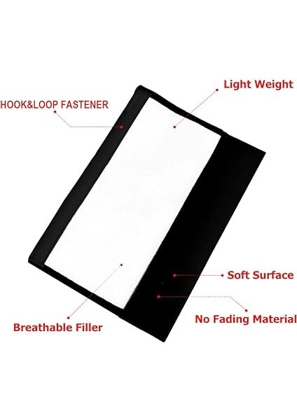 Araba Emniyet Kemeri Kılıfı Pedi, 2'li Paket Yumuşak Araç Emniyet Emniyet Kemeri Kayışı Omuz Pedi, Yetişkinler ve Çocuklar Için, Araba Emniyet Kemeri, Sırt Çantası, Omuz Çantası, Araçlar Için fiyatları