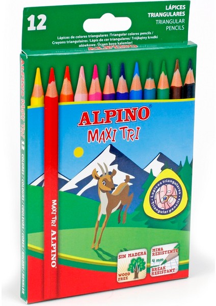 Alpıno Maxı Trı 12 Li Boya Kalemi AL-2133