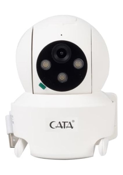 CT-4051 Full Hd Akıllı Dış Mekan Güvenlik Kamerası - Gece Görüşlü, 360° Dönebilen, Sesli Iletişim, Hareket Takipli, Sd Kart &amp; Bulut Destekli, Dış Mekan