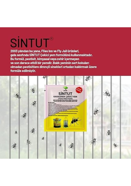 Adet 25 gr Sintut Karasinek Tuzağı Için Çekici Yem | 1200 Gr. indirimleri