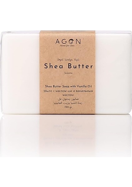 Vanilya Yağlı Shea Butter Cilt Bakım Sabunu 120 Gr.