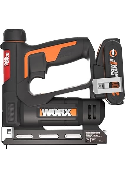 WX843 20VOLT/2.0AH. Li-Ion Şarjlı Profesyonel 6-14MM Zımba ve 15MM Çivi Çakma + 3500 Adet Yedek Zımba ve Çivi fiyatları