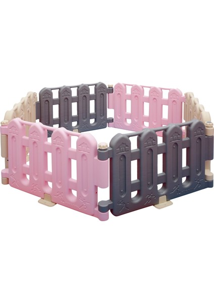 Oyun Çiti Gri-Pembe-Krem