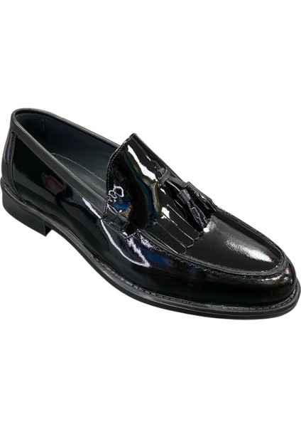 Hakiki Deri Rugan Püsküllü Corcik Erkek Ayakkabı modelleri