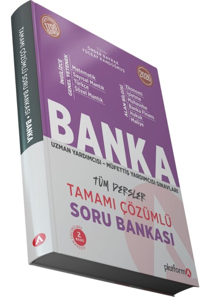 Banka Sınavlarına Hazırlık - Tüm Dersler Çözümlü Soru Bankası - Uzman & Müfettiş Yardımcısı
