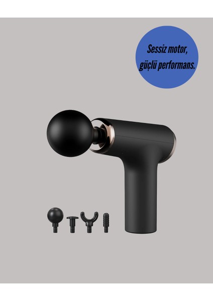 Zeroshop USB Type-C Şarjlı Taşınabilir Masaj Tabancası fırsatları