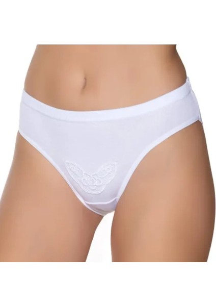 Iç Giyim 6005 Kadın Ribana Reçme Bel Papatya Bikini